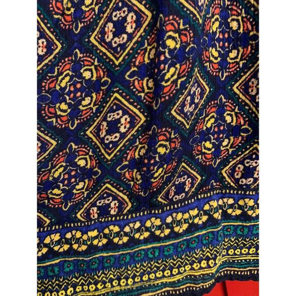 Old Navy Sze Small Boho Hippie Chick Tunic Style Shirt Top Blouse Shirt Navy EUC - Picture 3 of 3